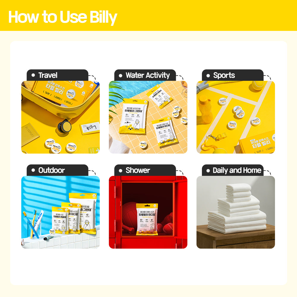 Billy365 Towel Billy Regular (20pcs)